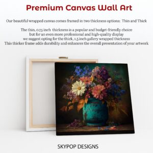 Vintage Vase Floral Art