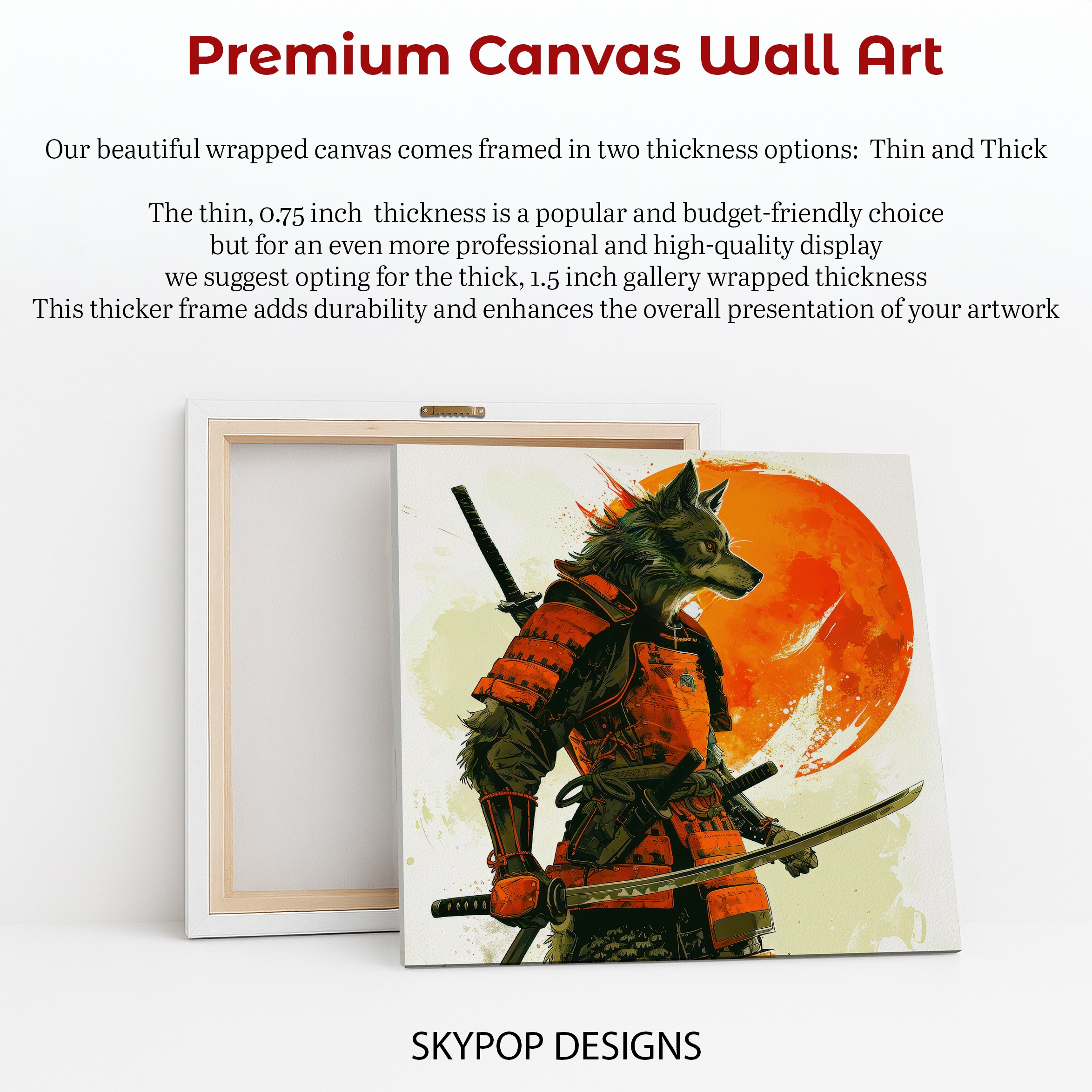 6.jpg Wolf Samurai Art