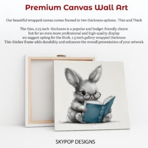 Bunny Reading Art
