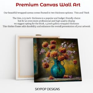 Vibrant Floral Arrangement Art