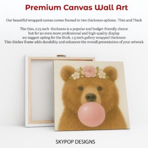 Bear Bubble Gum Art