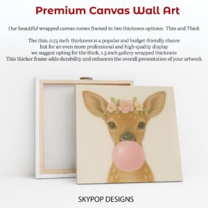Deer Bubblegum Art