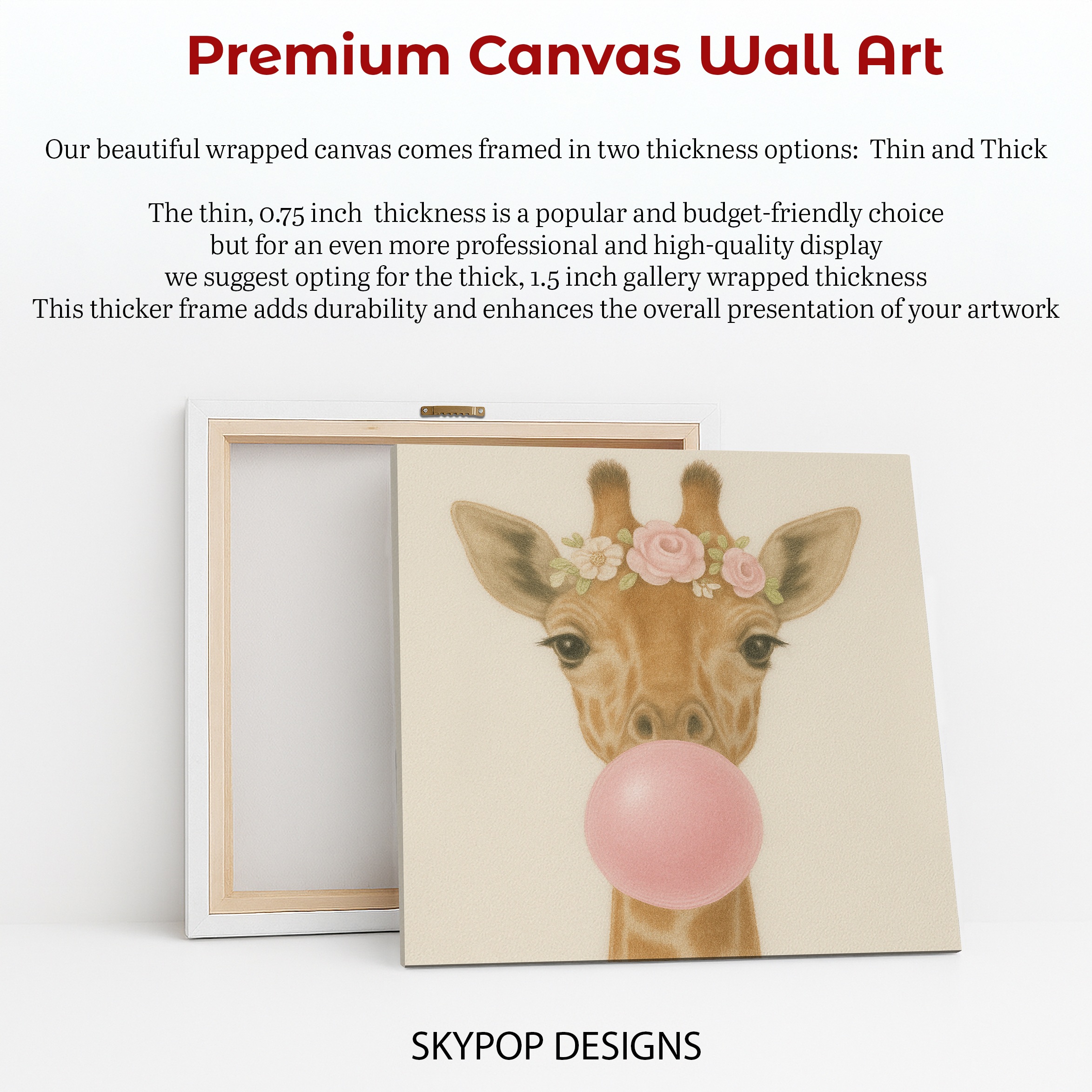 6.jpg Giraffe Bubblegum Art