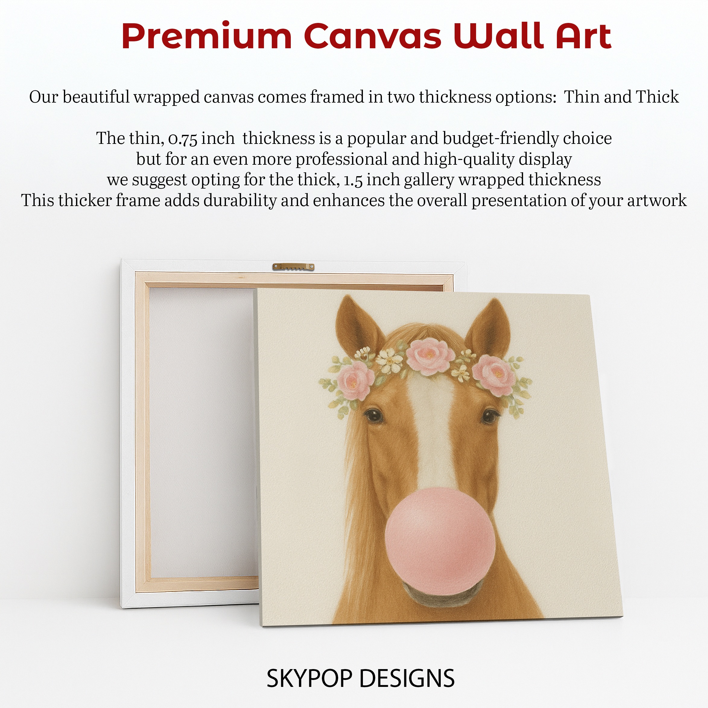 6.jpg Horse Bubble Gum Art