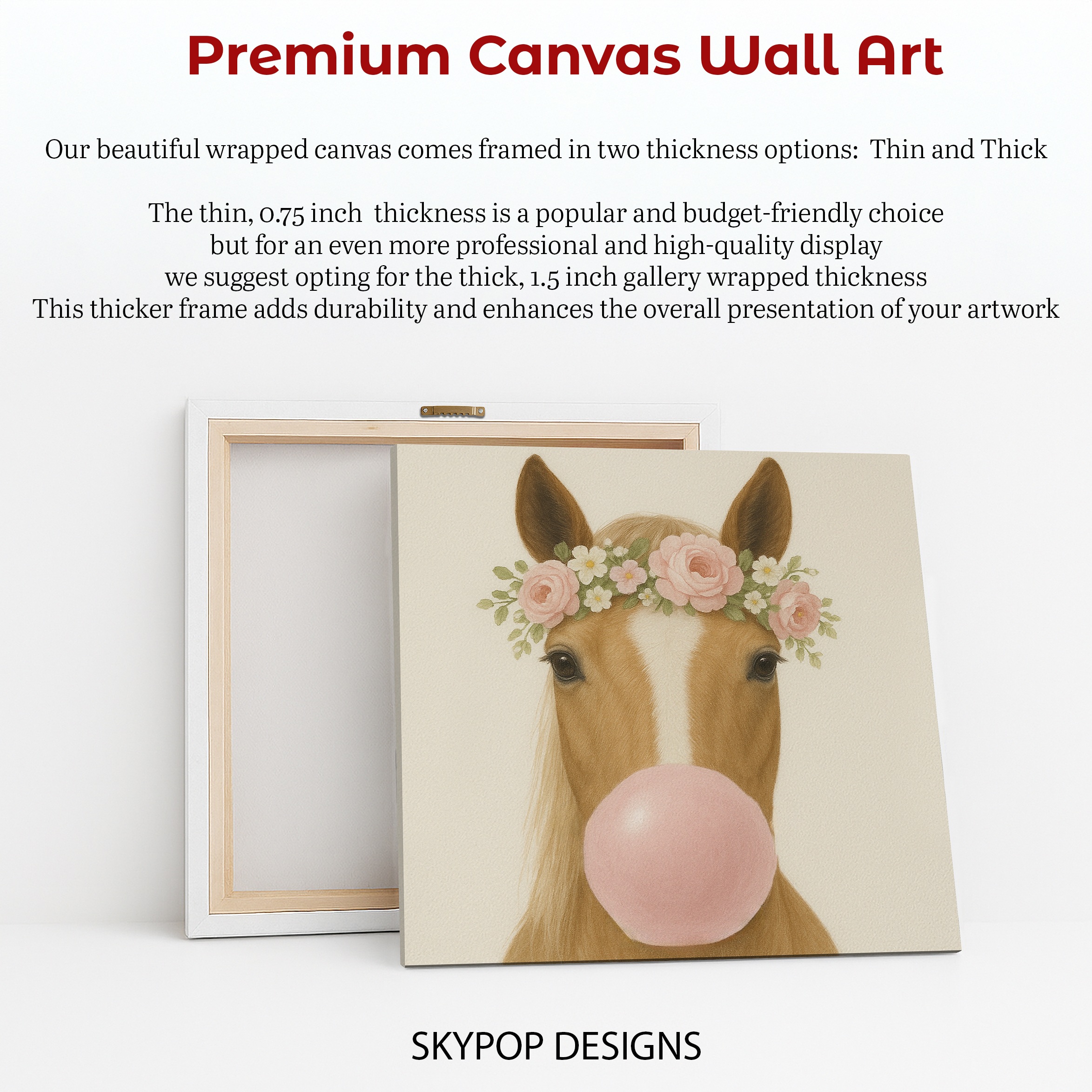 6.jpg Horse Bubble Gum Art