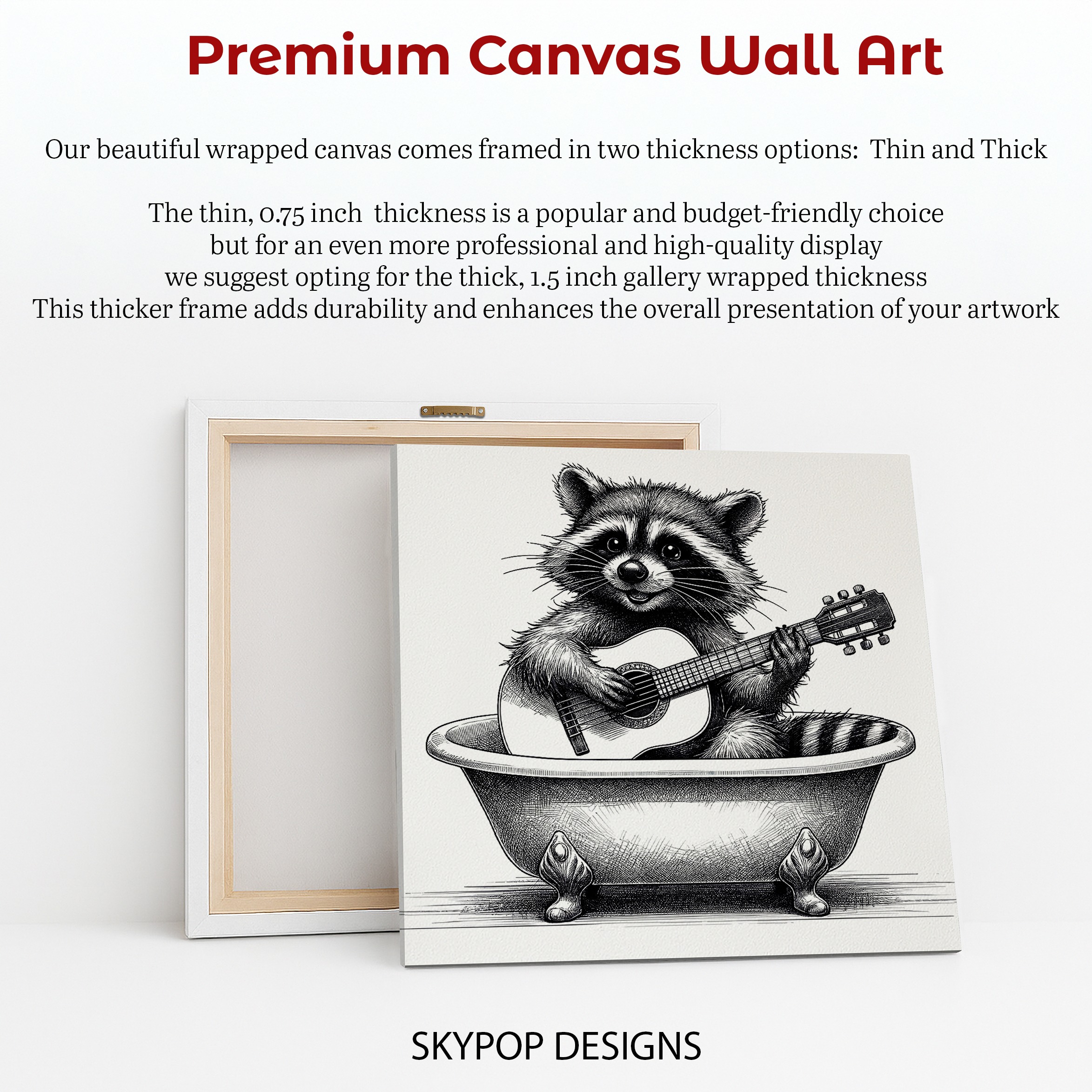 6.jpg Raccoon Guitar Art