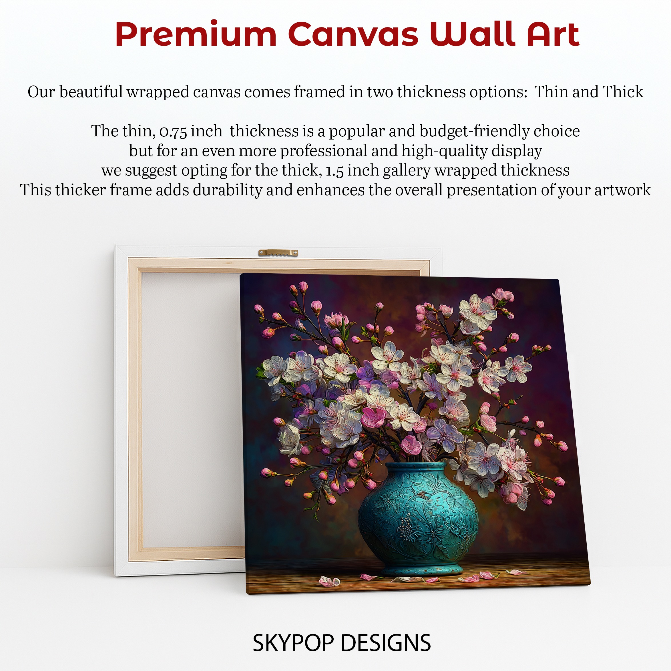 6.jpg Cherry Blossom Vase Art
