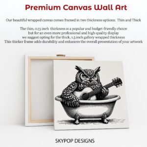 Owl Guitar Art