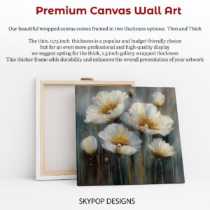 White Poppies Art