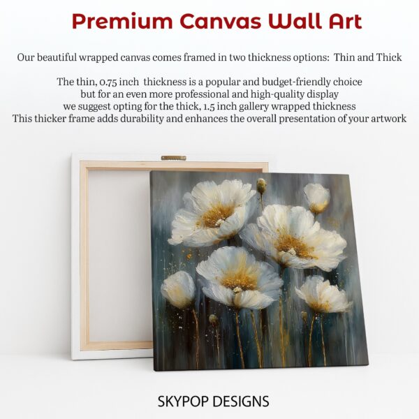 White Poppies Art