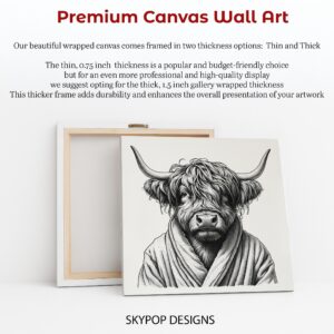 Highland Cow Art