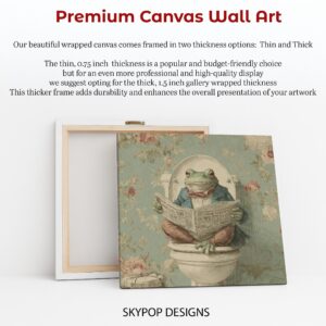 Frog Toilet Reader Art