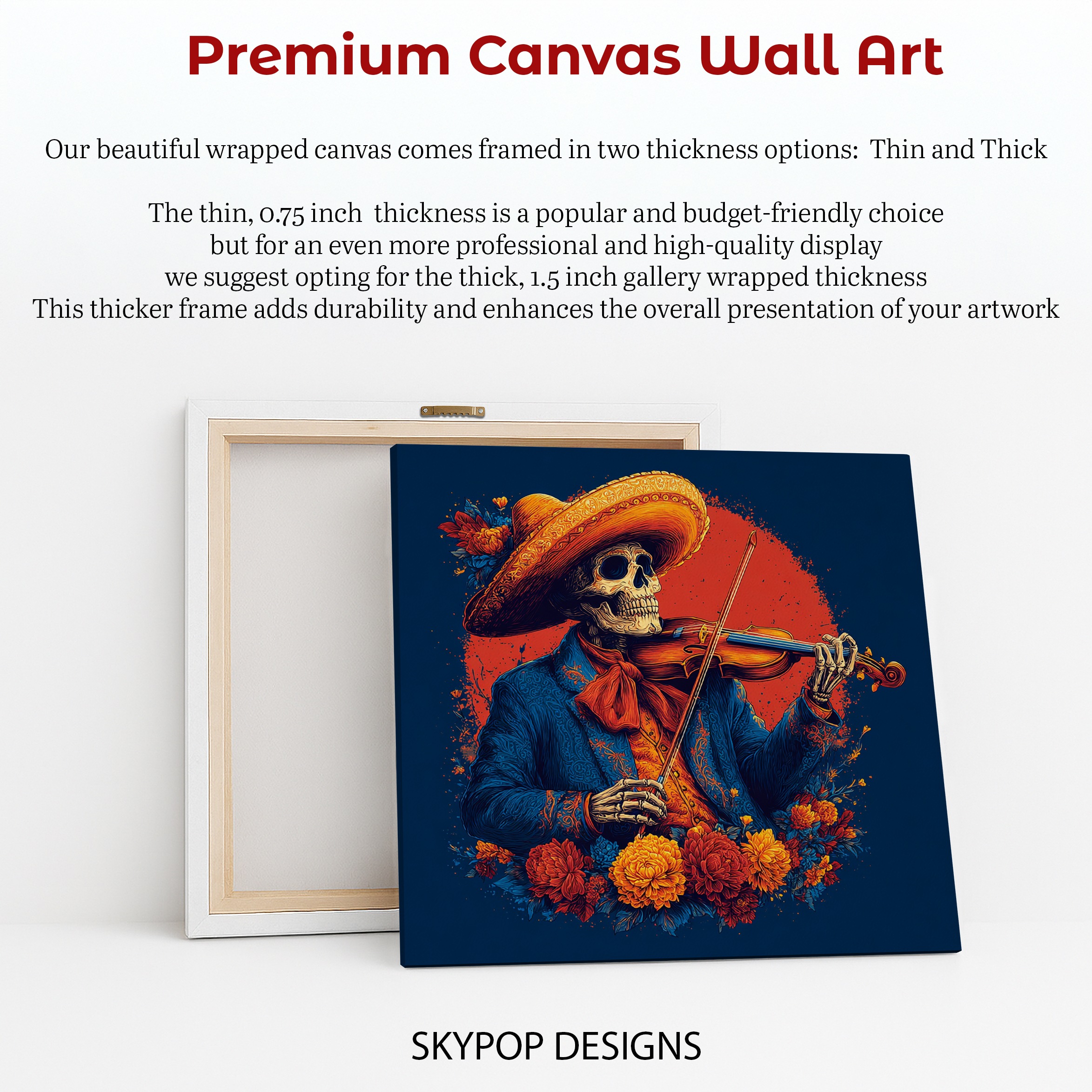 6.jpg Day of the Dead Violinist Art