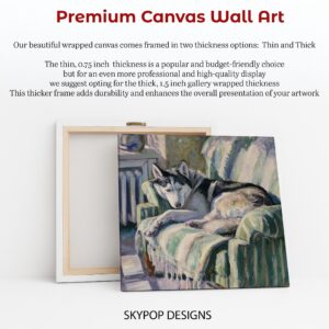 Husky Relaxation Art