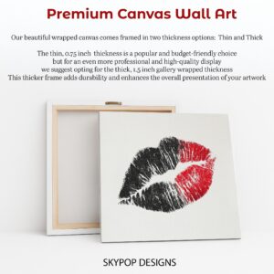 Fierce Lipstick Kiss Art