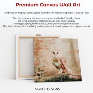 Barn Owl Autumn Art