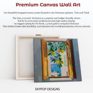Lemon Window View Art