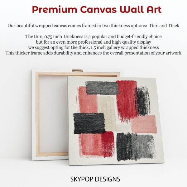 Geometric Brush Strokes Art
