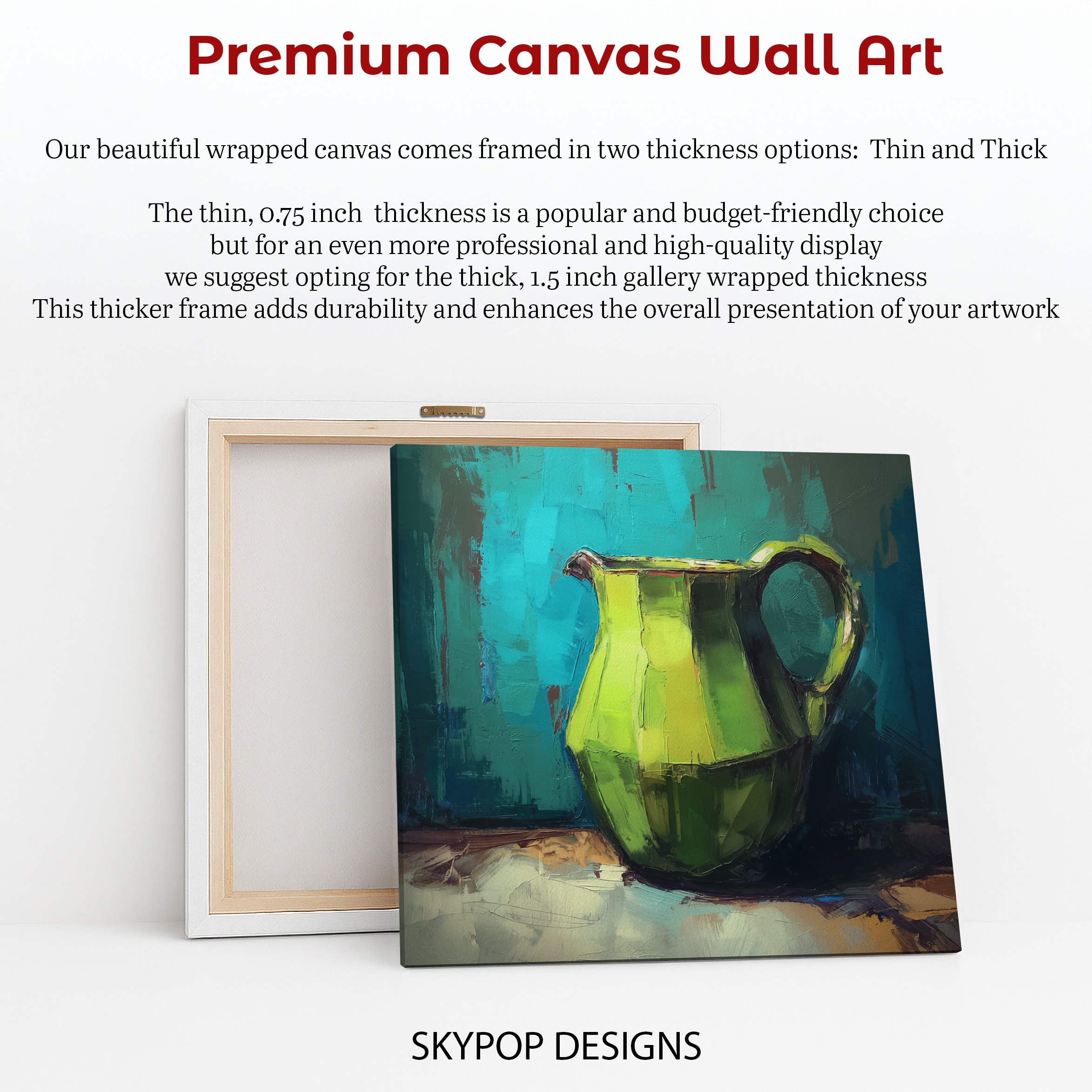 6.jpg Vibrant Green Pitcher Art