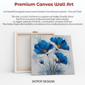 Blue Floral Art