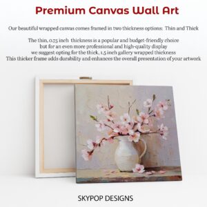 Cherry Blossom Vase Art