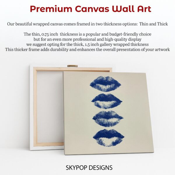 Blue Lips Art