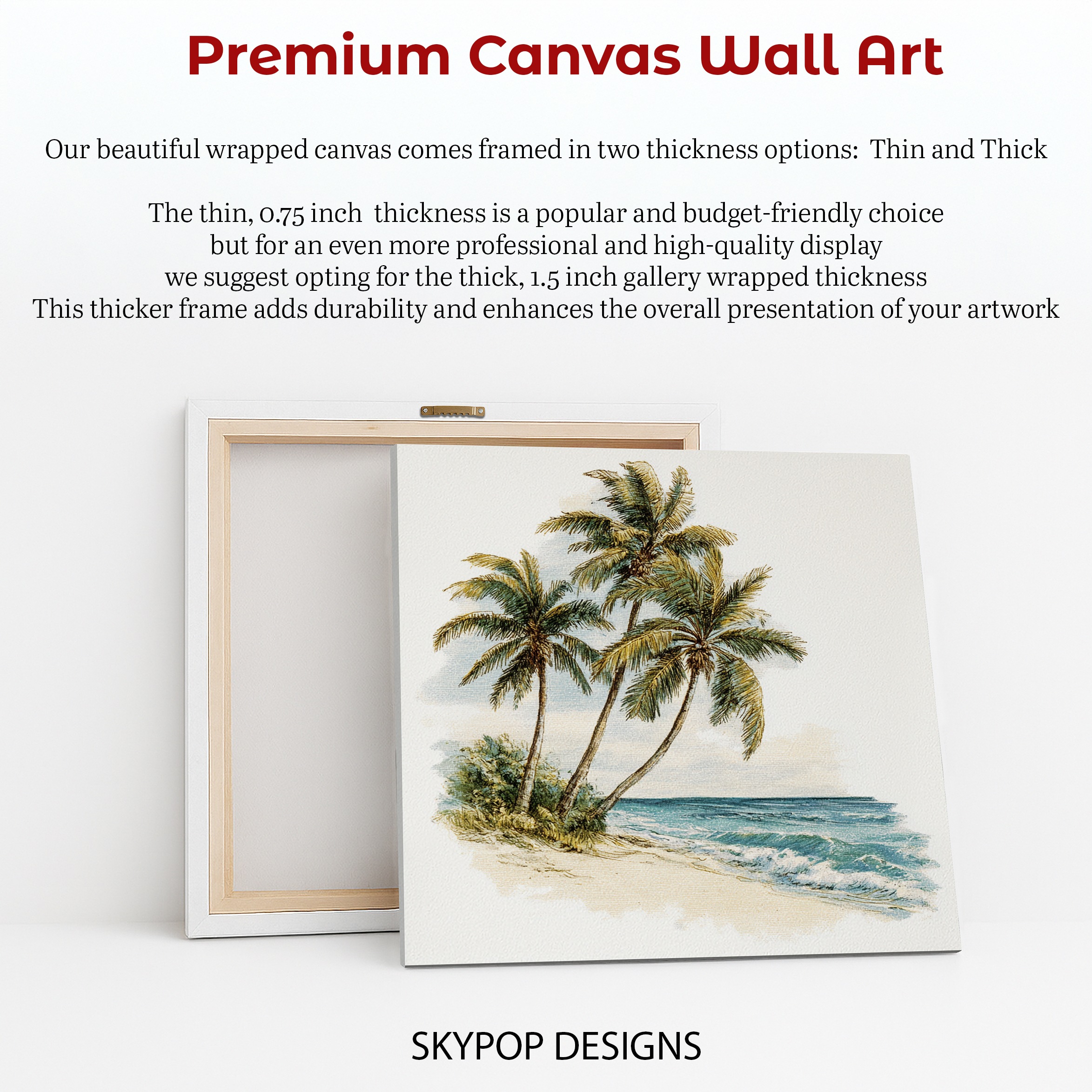 6.jpg Tropical Beach Palm Trees Art