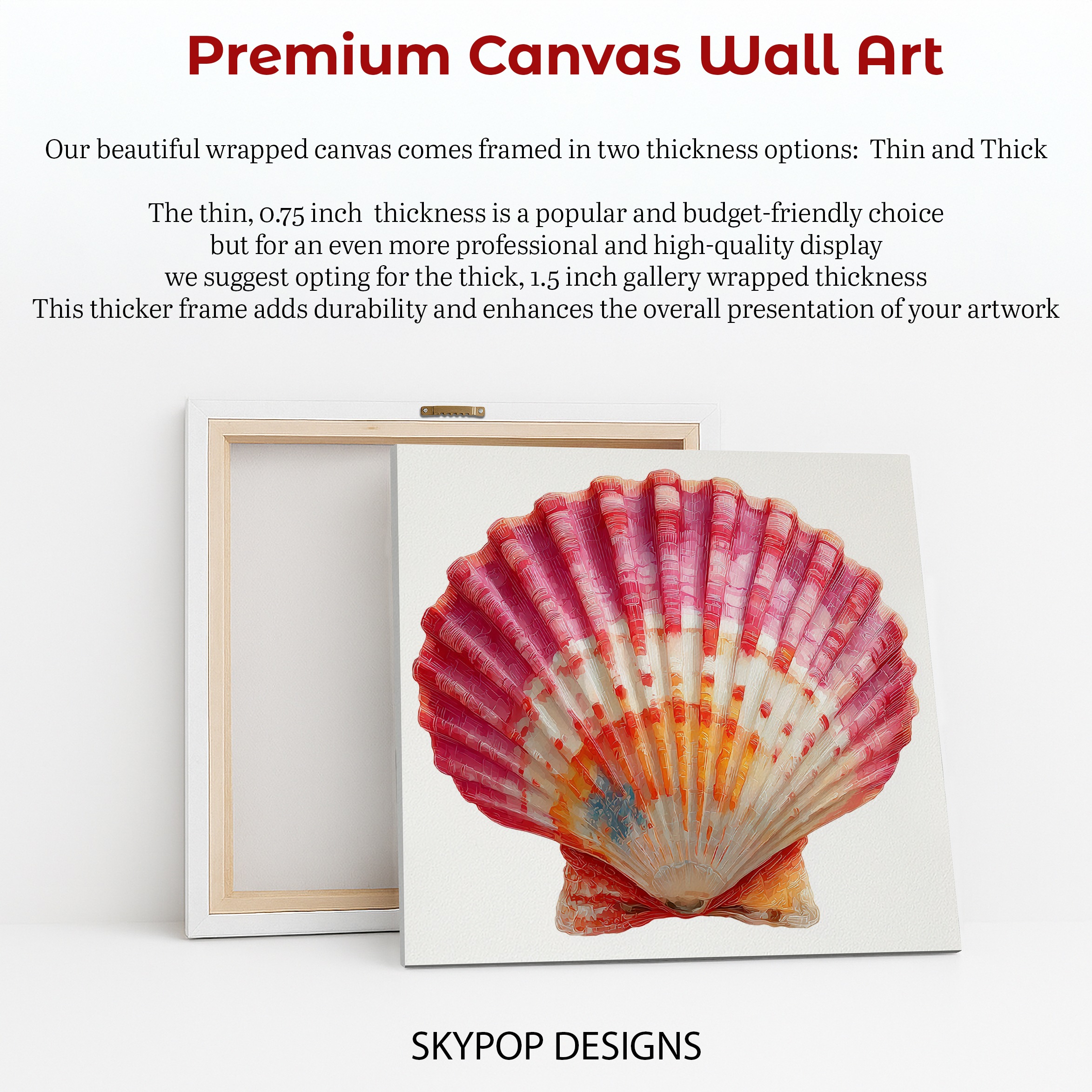 6.jpg Red Seashell Art