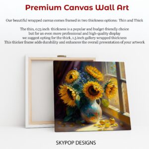 Sunflower Bee Art