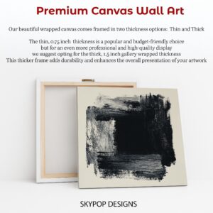 Black Brushstroke Art
