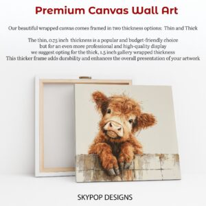 Highland Cow Art