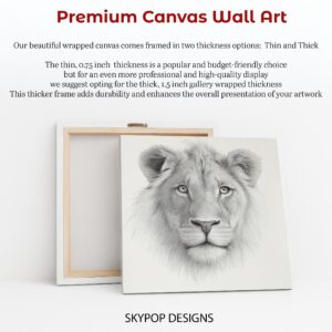 Lion Portrait Art