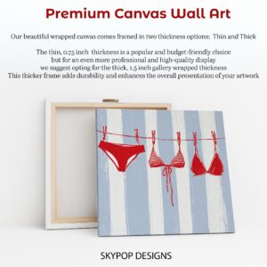 Red Bikini Art