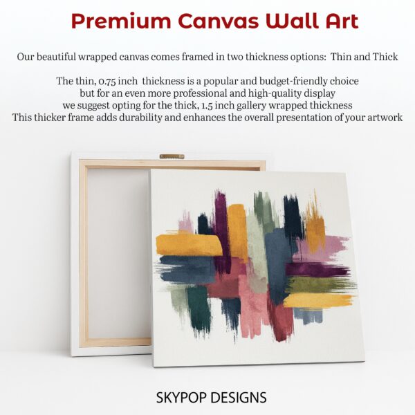 Vibrant Brushstroke Art
