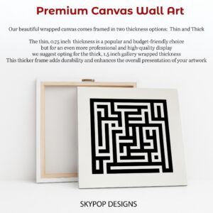 Geometric Maze Art