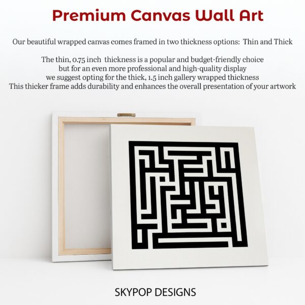 Geometric Maze Art