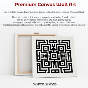 Geometric Maze Art