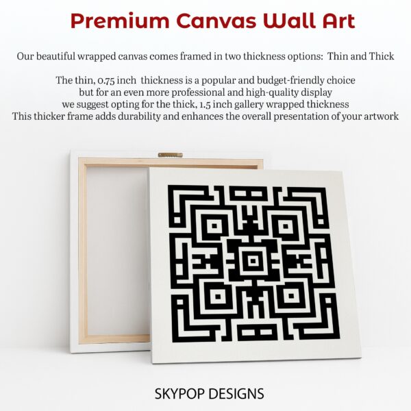 Geometric Maze Art