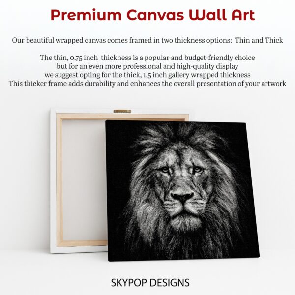 Lion Portrait Art