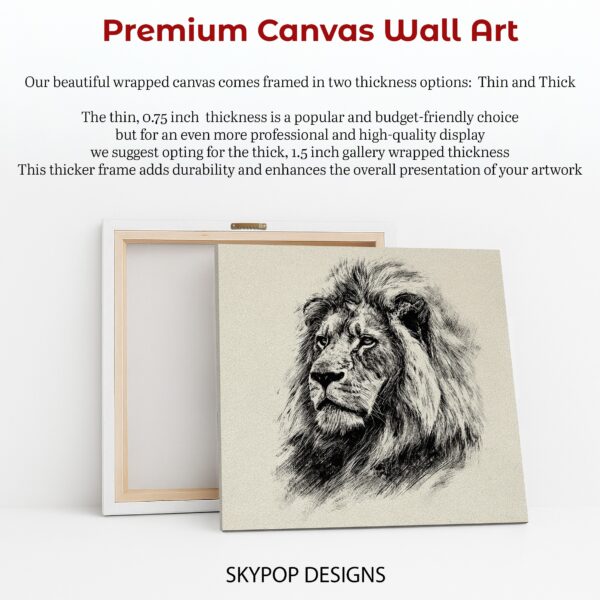 Lion Portrait Art