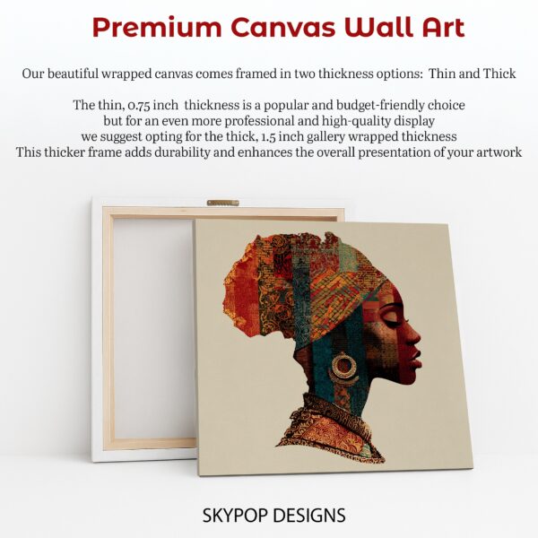 African Heritage Profile Art