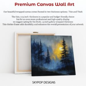 Moonlit Forest Art