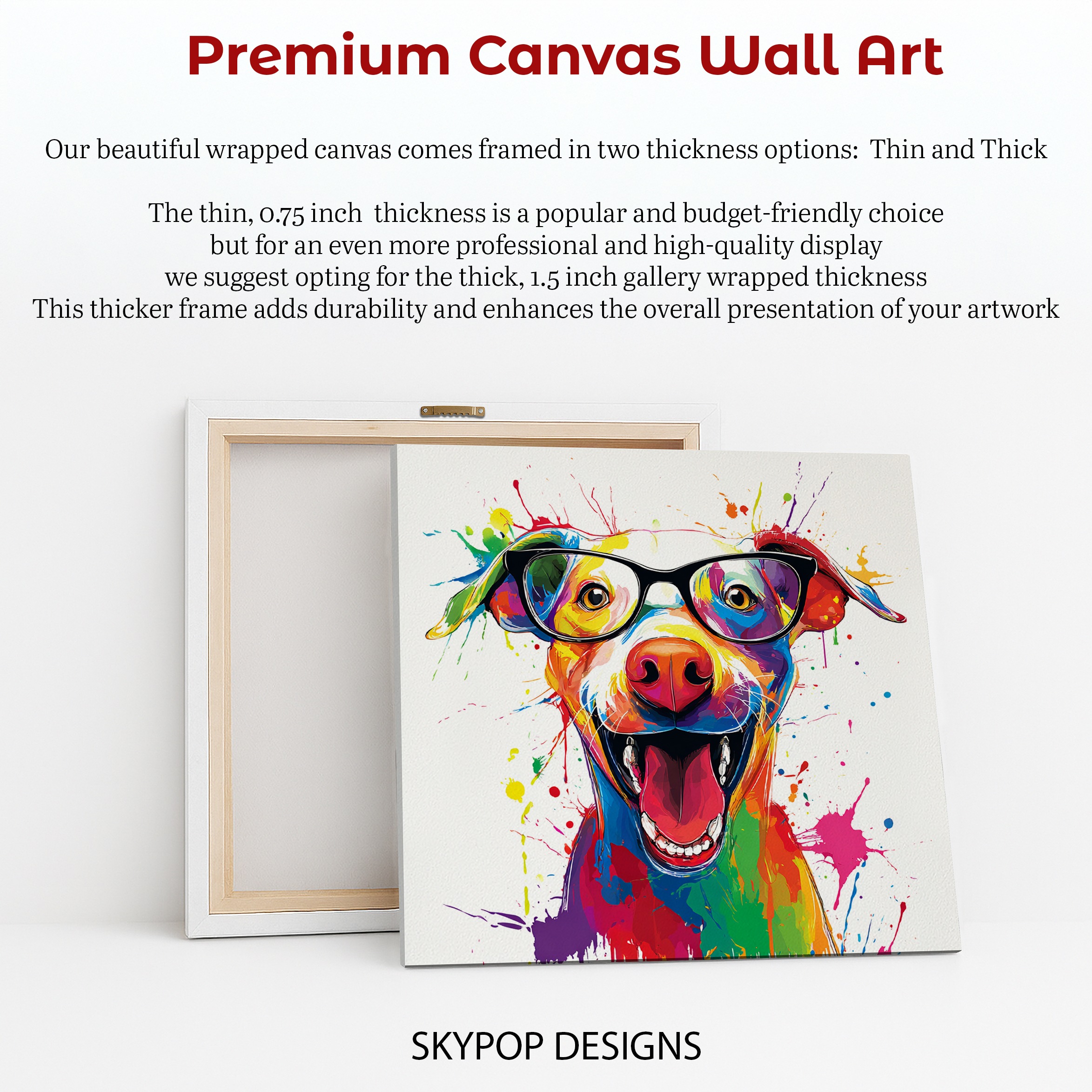 6.jpg Colorful Dog Glasses Art