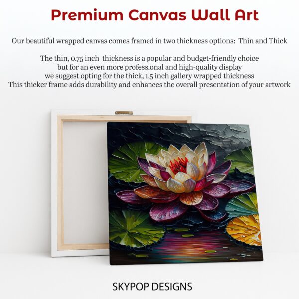 Water Lily Pond Art