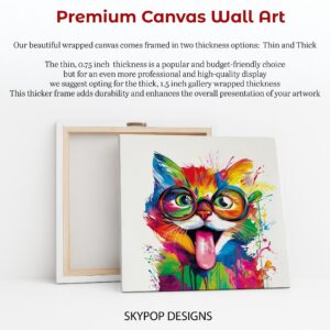 Colorful Cat Art