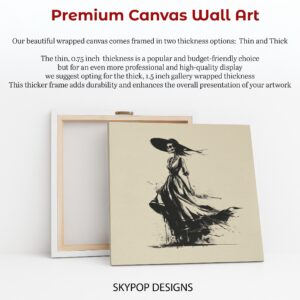 Skeleton Lady Art