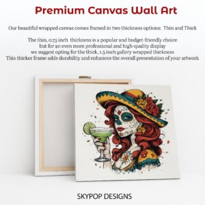 Day of the Dead Margarita Art