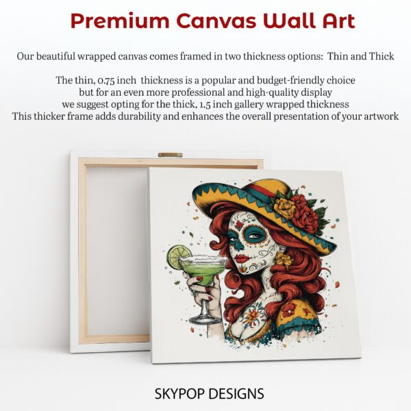 Day of the Dead Margarita Art