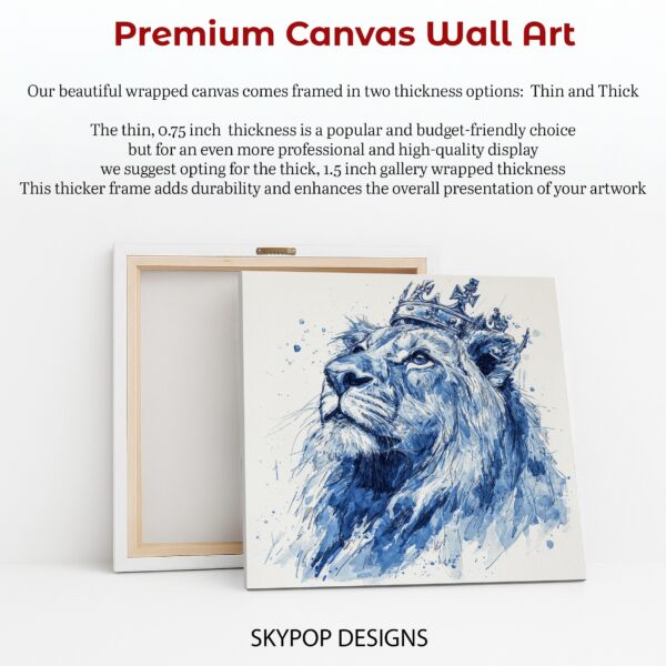 Crowned Lion Art