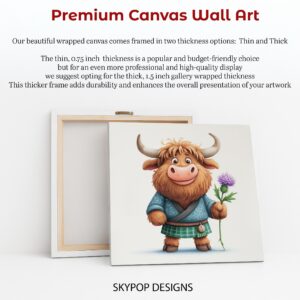 Highland Cow Art